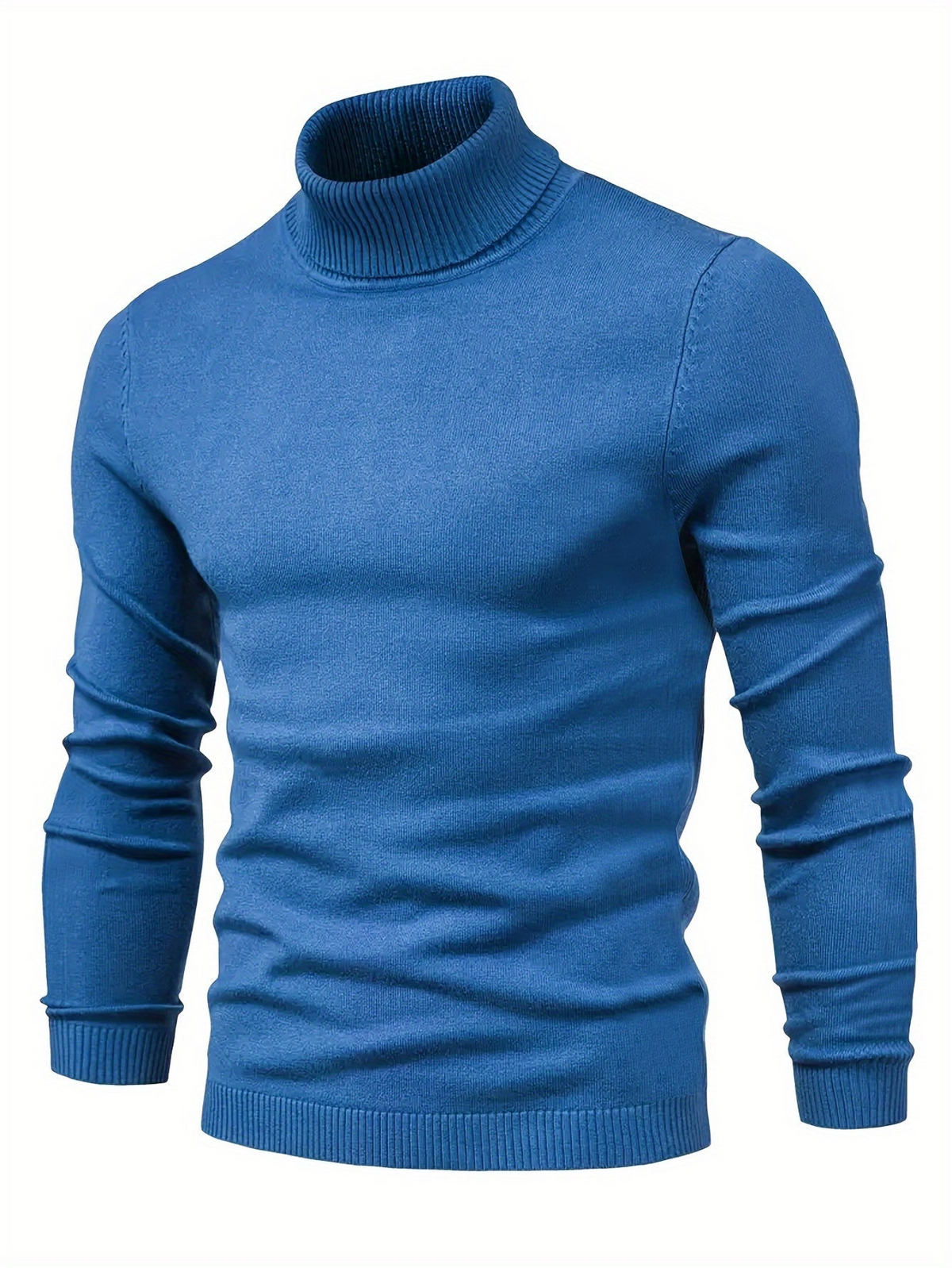 Herren Rollkragenpullover Slim Fit Modern Stil – Perfekt für Business und Freizeit