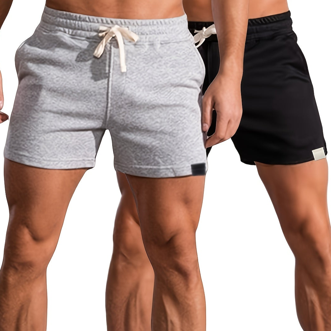 Herren Freizeit Fitness Shorts – Bequeme Sport- und Freizeithose mit Kordelzug, Modernes Design