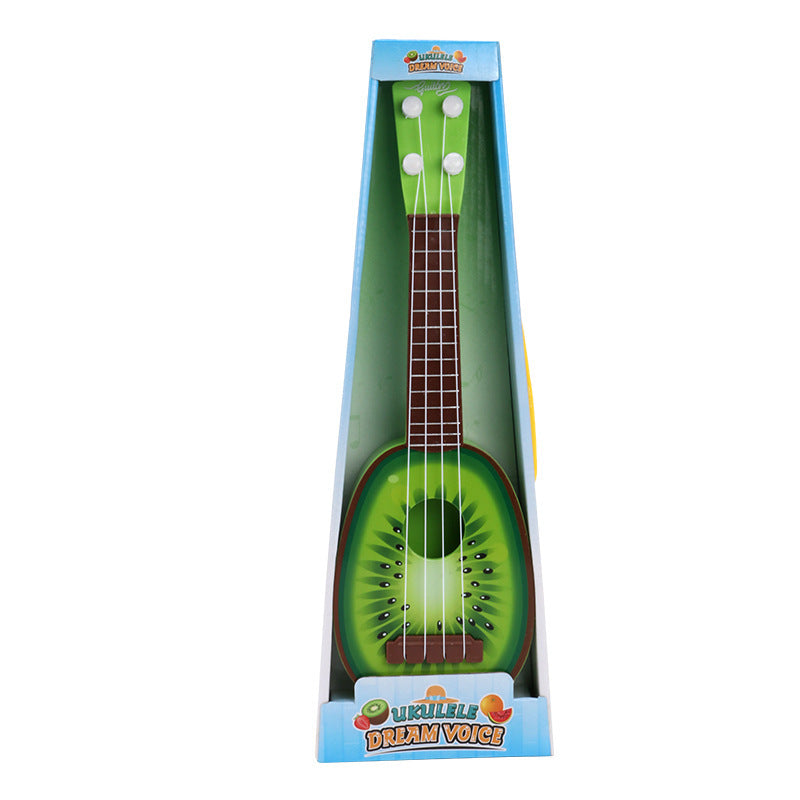Kinder Ukulele Spielzeug – Simuliertes Musikinstrument für Jungen und Mädchen, Lernspielzeug für Musikspaß