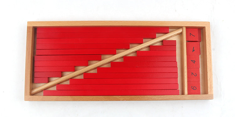 Montessori Mathe-Lernspielzeug aus Holz für Kinder – Frühe Mathematikförderung, Pädagogisches Lernmaterial