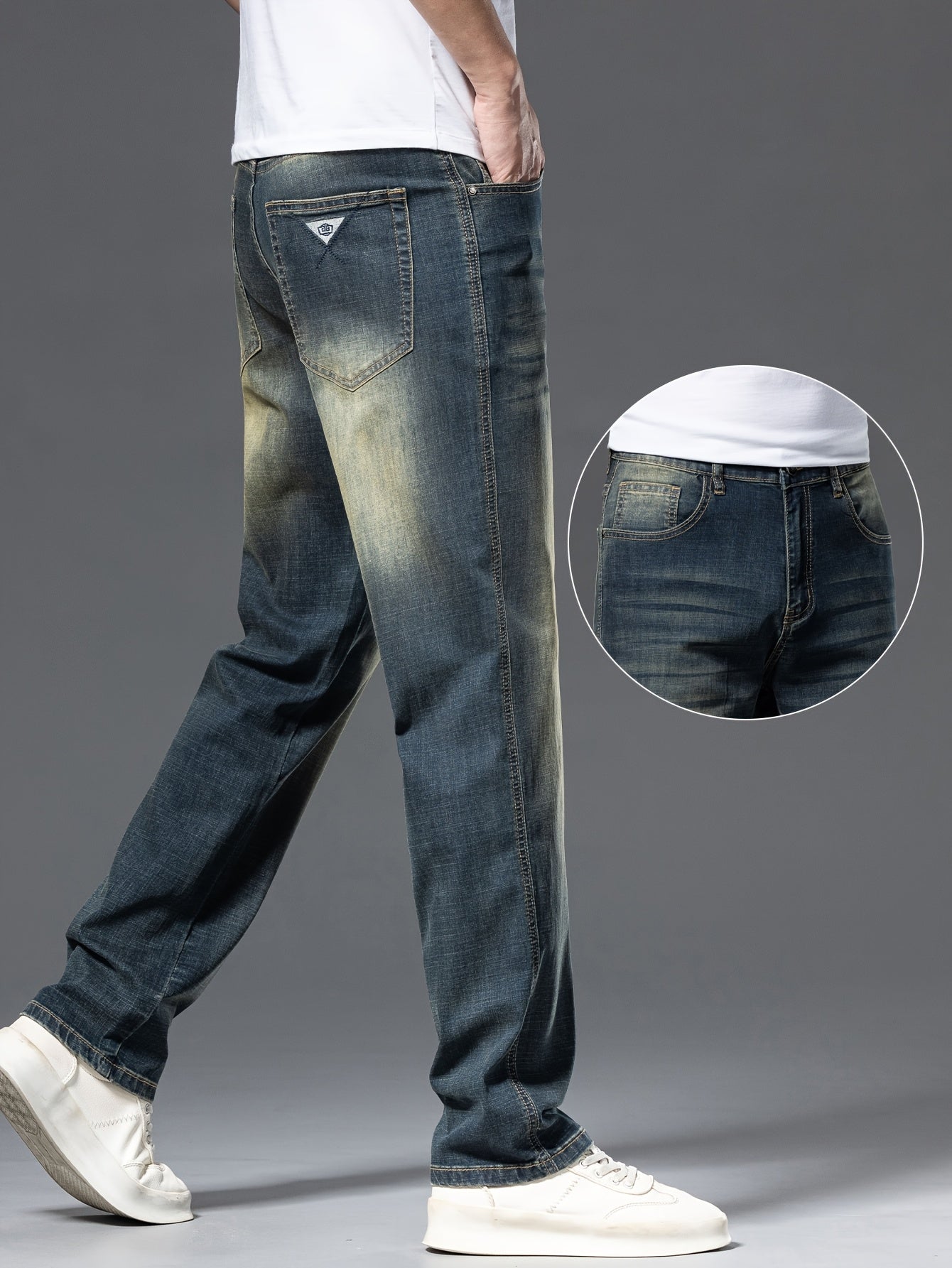 Herren Gerade Jeans im Casual Look – Bequeme Freizeitjeans für den Alltag