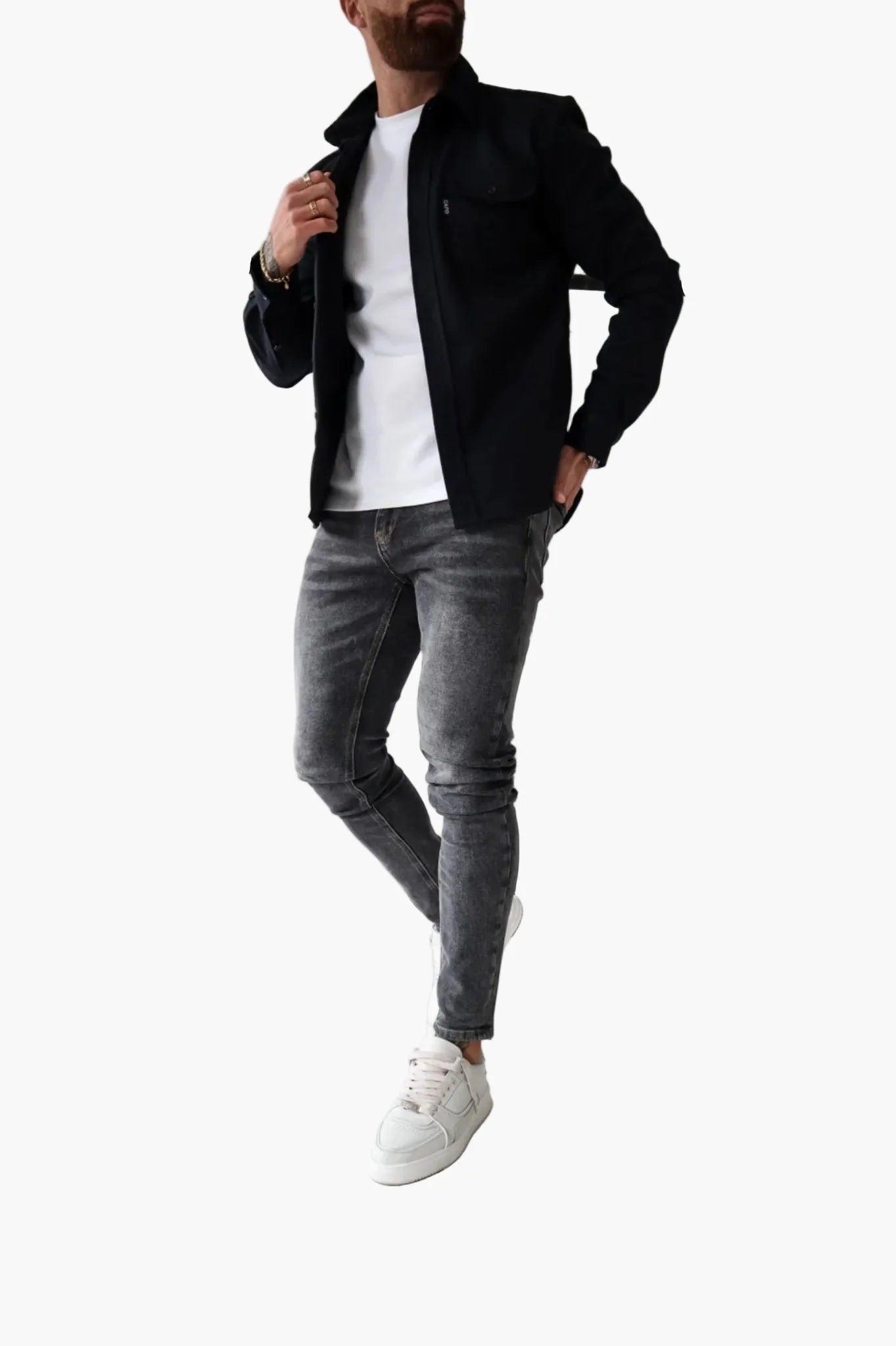 Herren Freizeit Hemd mit Brusttaschen