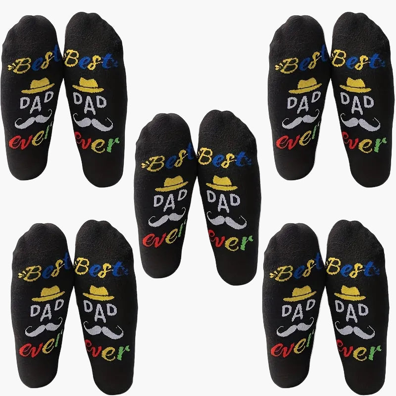 Herren Socken mit "Best Dad Ever" Motiv – Lustige Vatertags-Geschenkidee