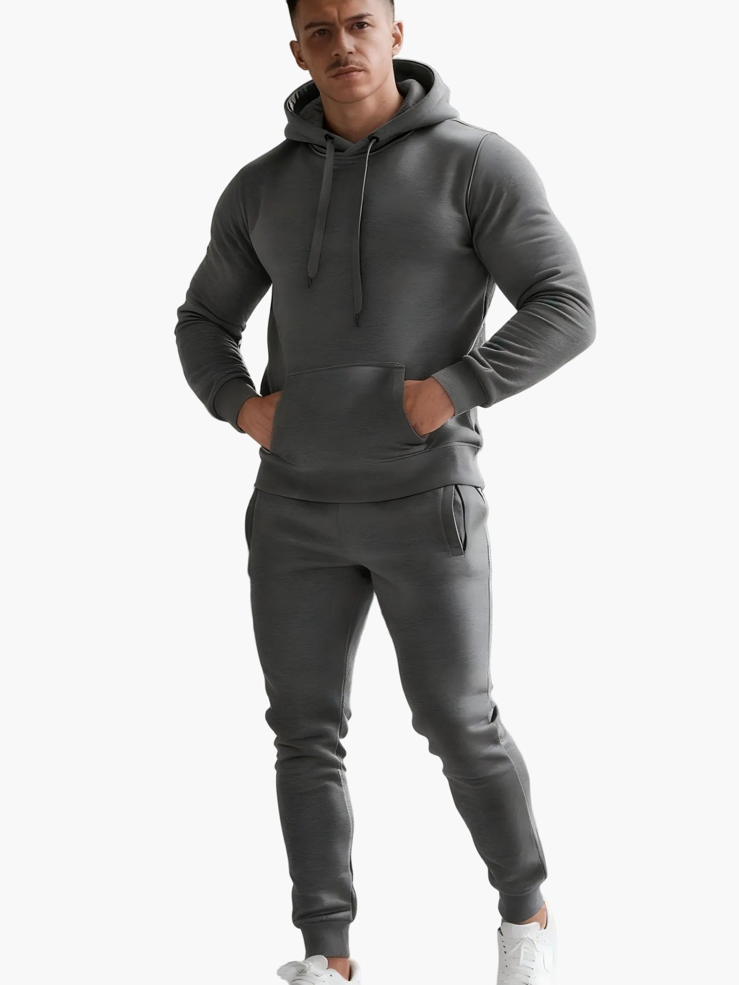 Herren Hoodie Trainingsanzug Set – Athleisure Freizeit & Sport Regular Fit