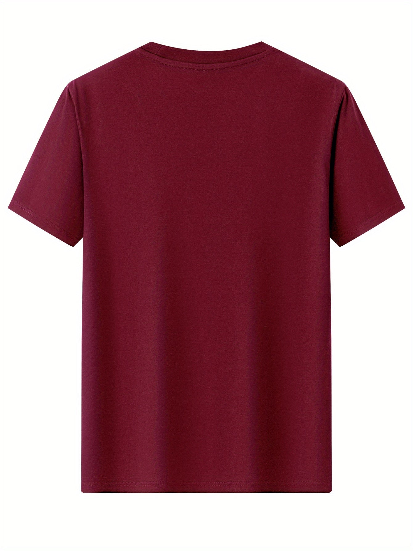 Herren T-Shirt mit modernem K-Grafikdruck, lässige Streetwear, Rundhals, Kurzarm