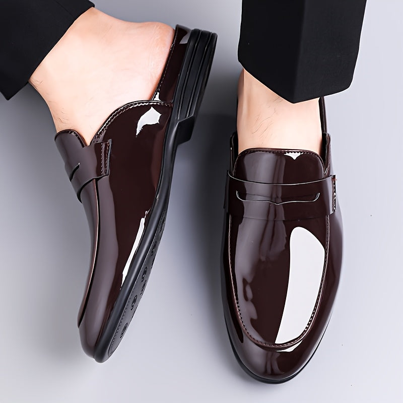 Herren Elegante Backless Loafer – Business & Freizeit Slip-On Schuhe