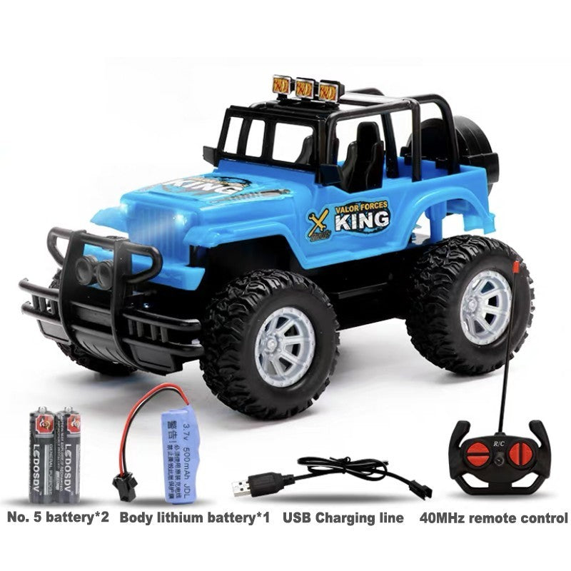 Jungen Ferngesteuertes Offroad Spielzeugauto – RC Jeep für Abenteuer und Spaß, mit Fernbedienung