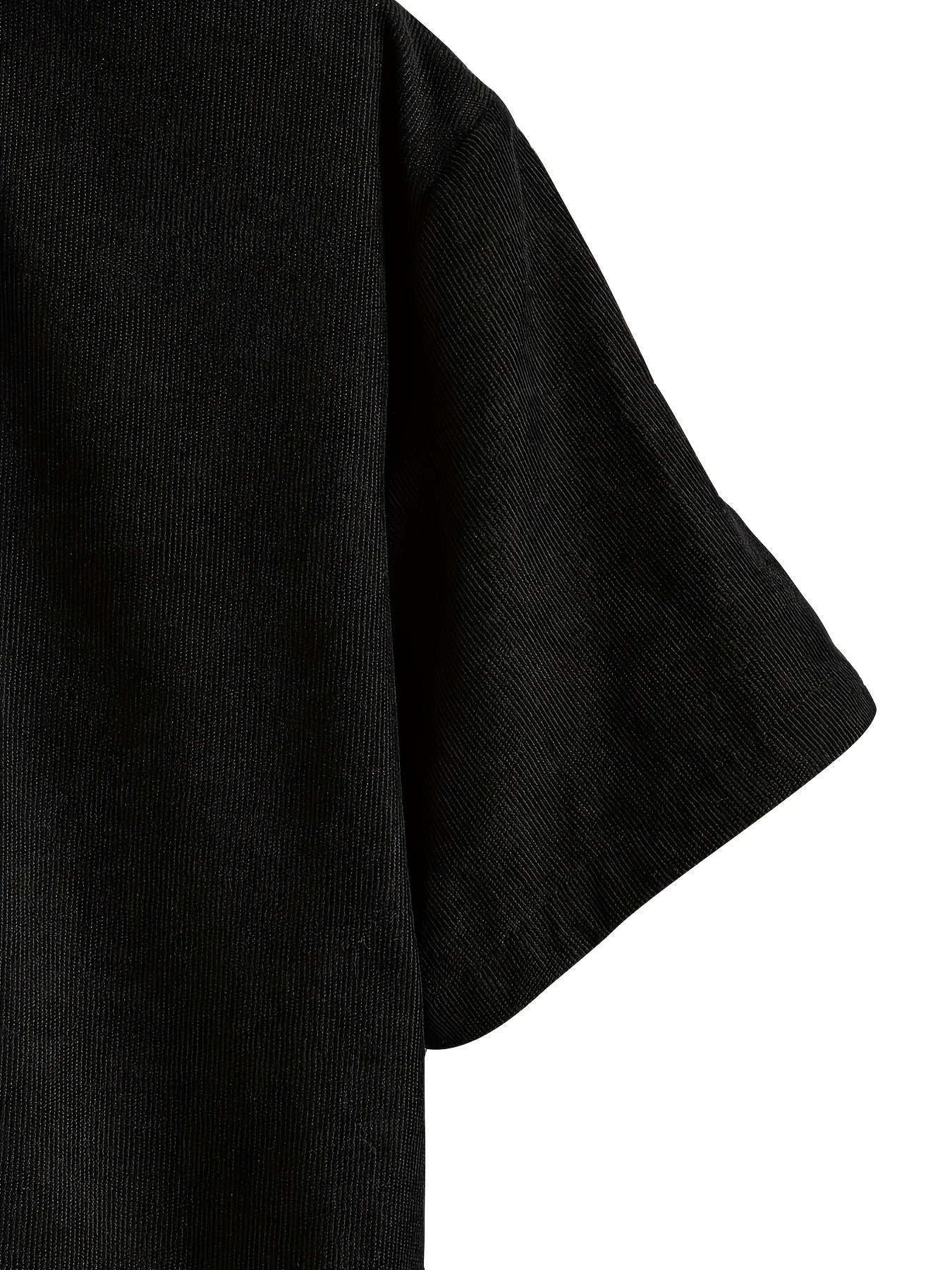 Herren Kurzarm Hemd im modernen Split-Panel Design – Lässiges Button-Down für Freizeit und Alltag