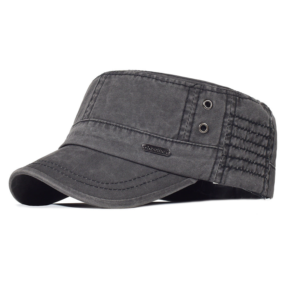 Herren Militär-Stil Schirmmütze im Vintage-Look – Lässiges Streetwear Accessoire