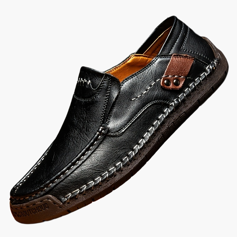Herren Mokassin-Slipper Vintage Stil – Bequeme Freizeitschuhe für Alltag & Büro