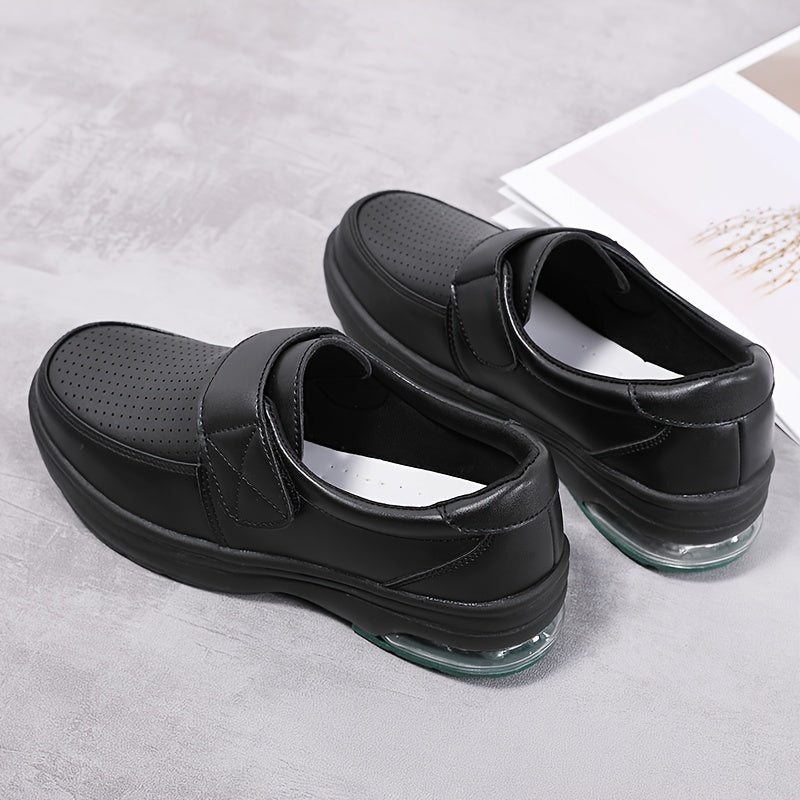 Damen Komfort-Slipper mit Luftpolster und Klettverschluss – Ideal für Beruf und Freizeit