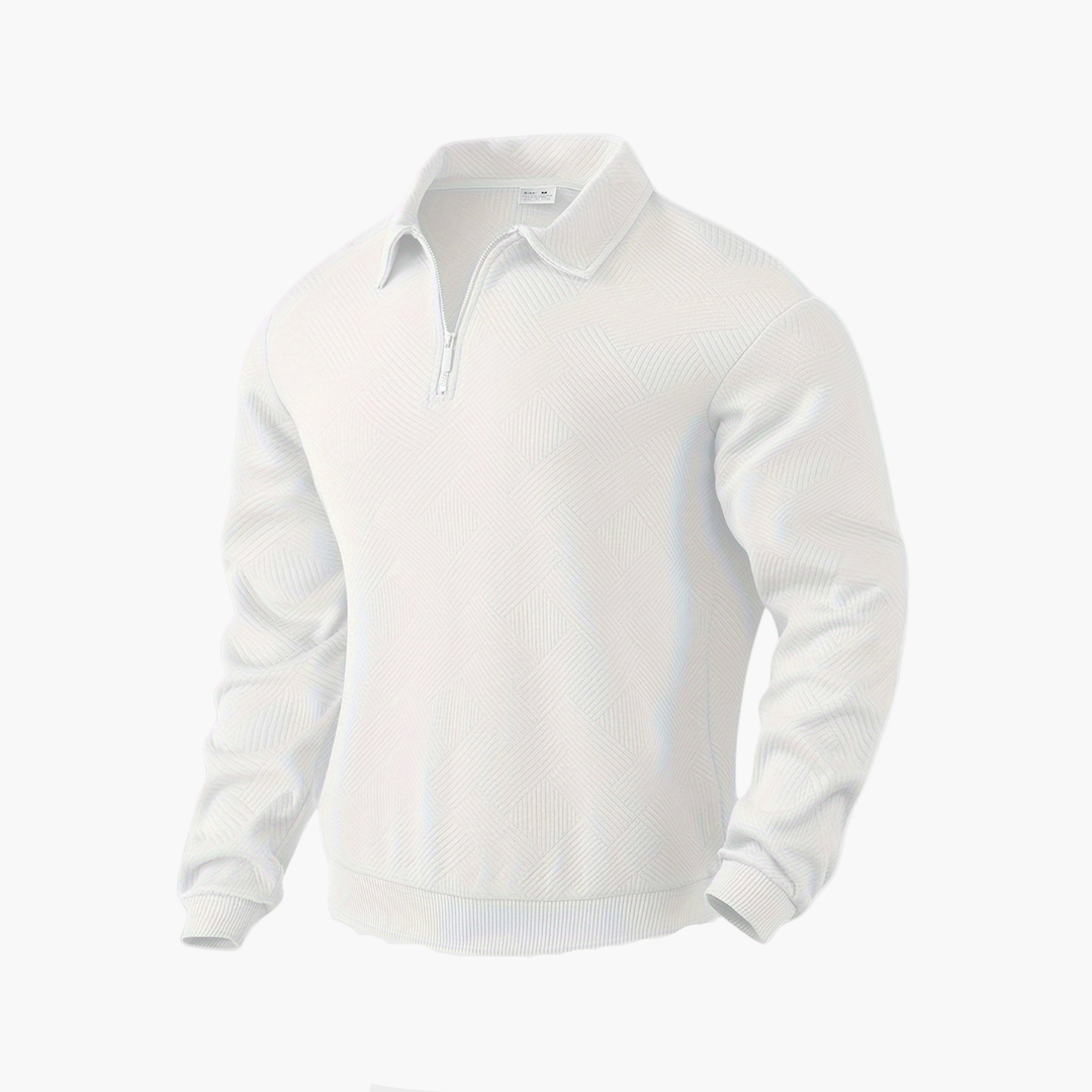 Herren Halbzip Strickpullover mit Kragen – Stilvoller Freizeit- & Business-Sweater
