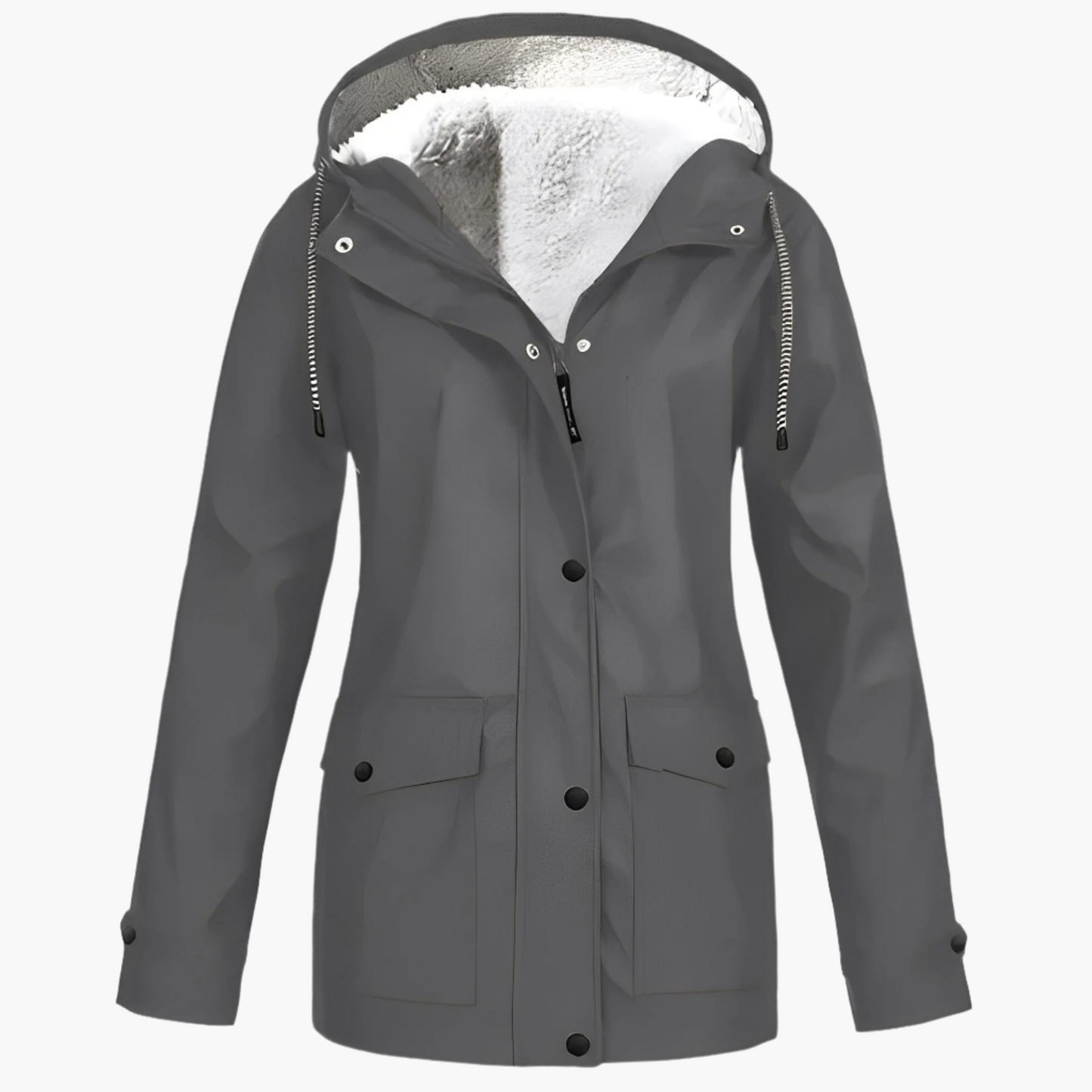 Damen Outdoorjacke mit Kapuze – Wind- und Wetterfest