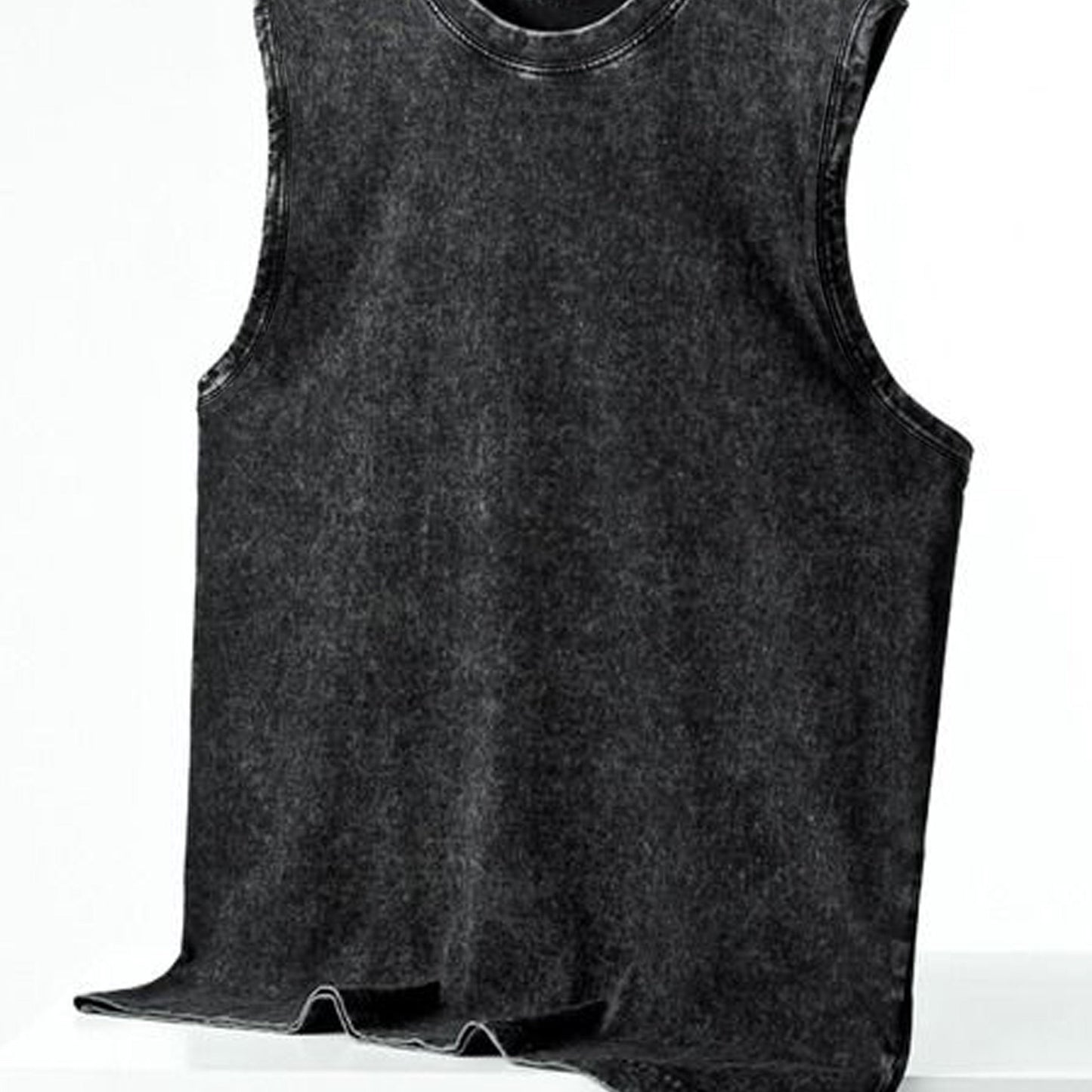 Herren Streetstyle ärmelloses Tanktop mit vertikalem Print – Urban Look für Freizeit & Fitness