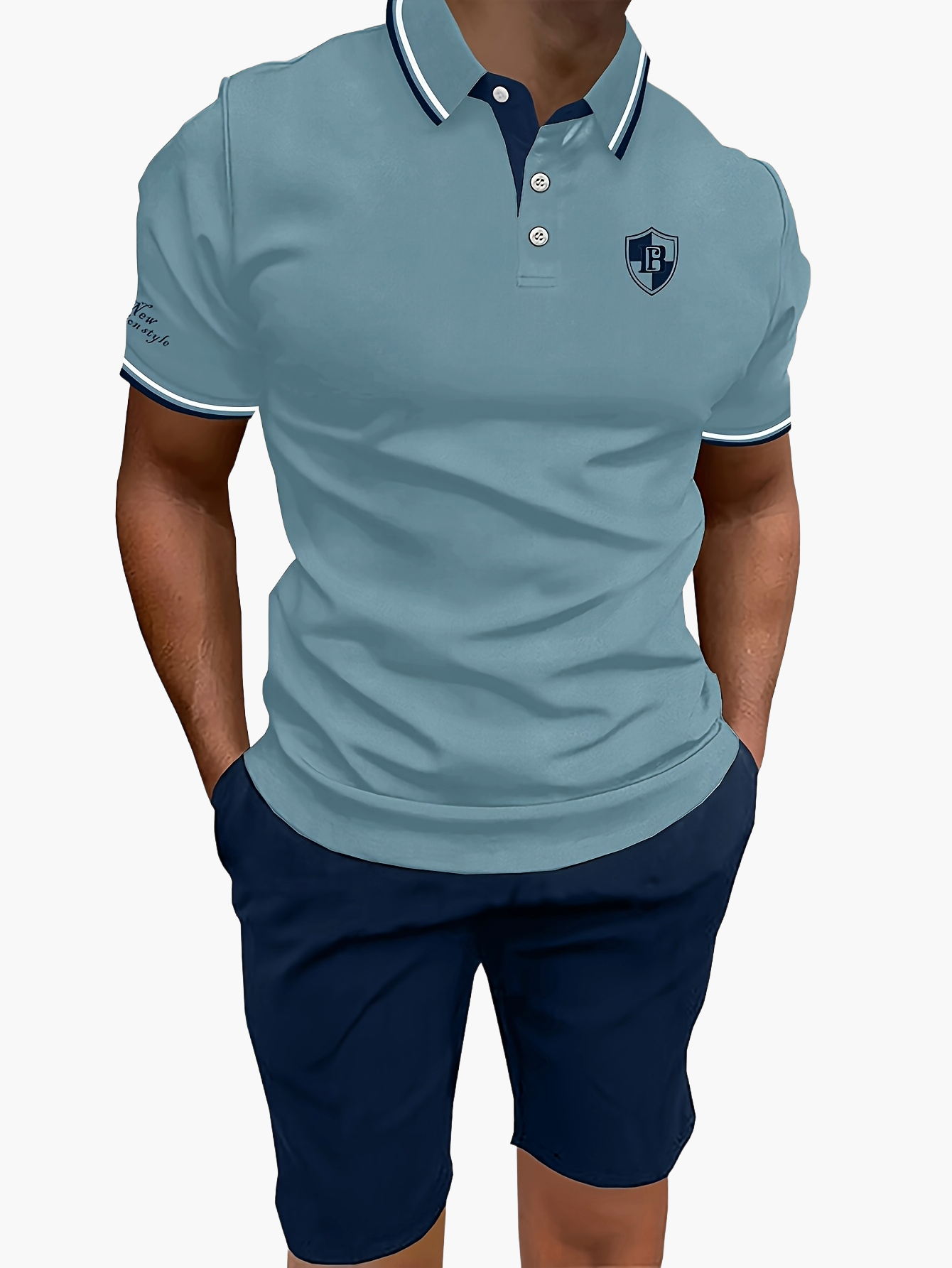 Herren Polo Short Set – Sportlich Elegantes Freizeit Outfit für Alltag und Sommer