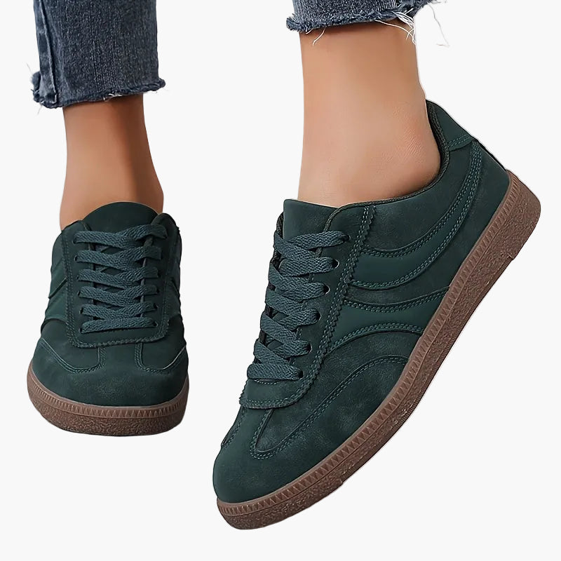 Damen Vintage Sneaker im Retro-Stil für Alltag und Freizeit