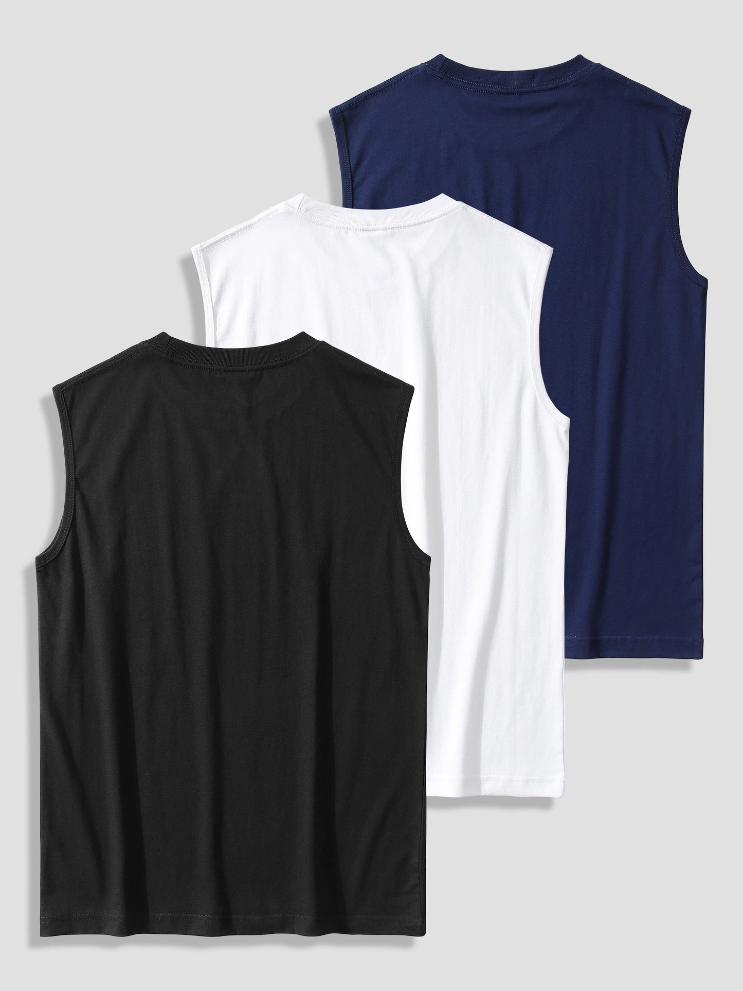 Herren Muscle Fit Tanktops 3er Pack – Sportliche ärmellose Shirts für Training & Alltag
