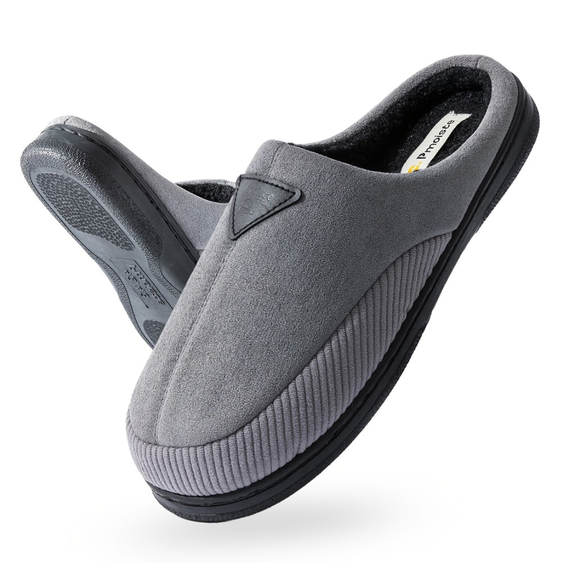 Unisex Hausschuhe Slipper gefüttert Rutschfeste Sohle