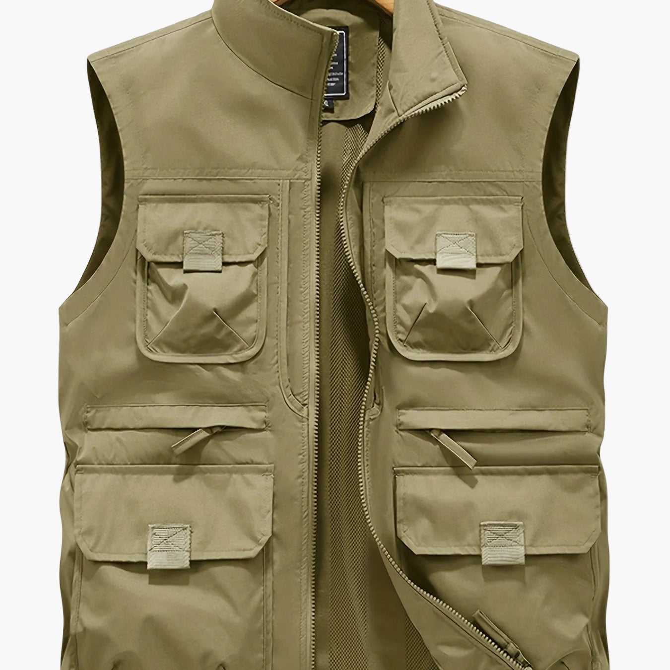 Herren Outdoor Weste mit Mehreren Taschen – Funktionelle Freizeit- und Angelweste