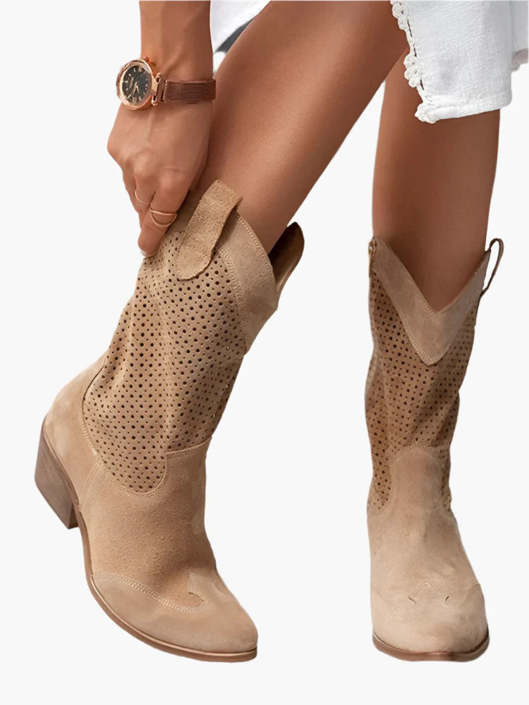 Damen Westernstiefel mit Modernem Design und Stilvollem Auftritt