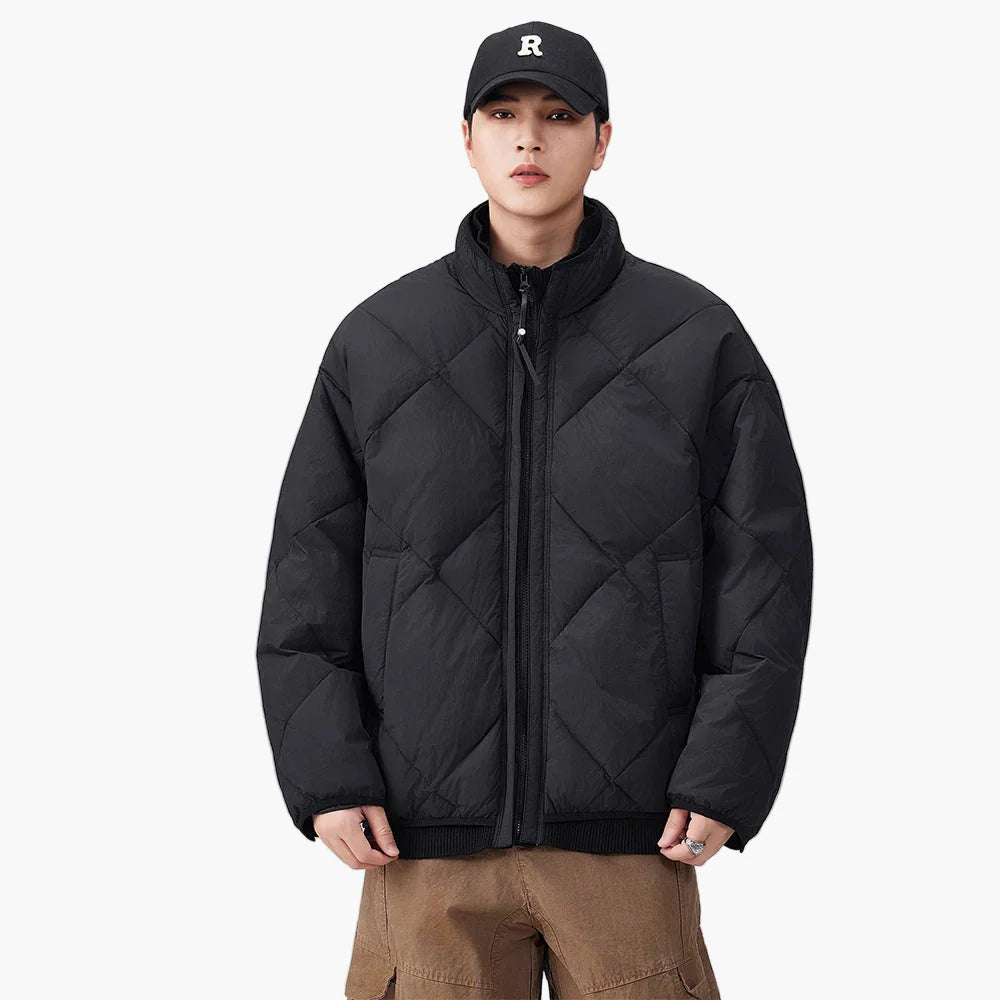 Herren Oversized Steppjacke für Freizeit und Alltag – Moderner Look, Komfortabler Sitz