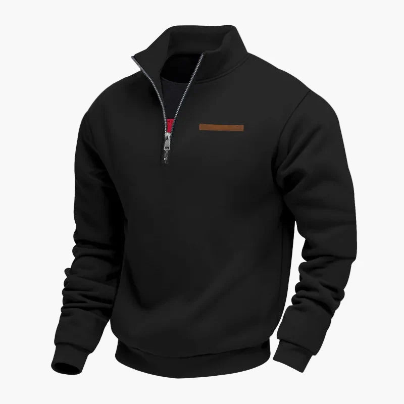 Herren Halbzip-Fleece Pullover – Bequemer Casual-Style für Reisen und Alltag