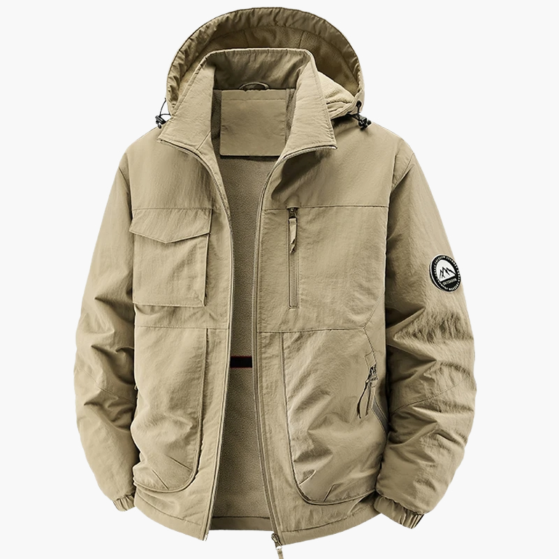 Herren Outdoor Winterjacke mit Kapuze – Winddichte Freizeitjacke für Abenteuer und Alltag