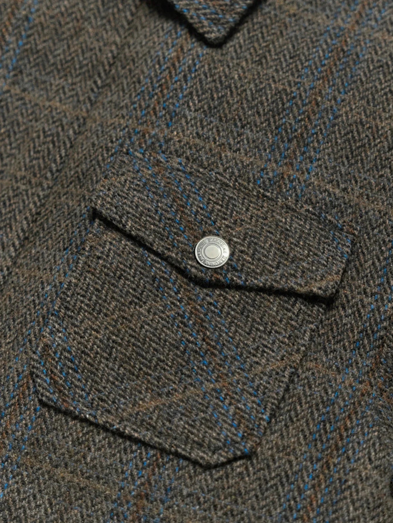 Herren Freizeitjacke im klassischen Veganer Woll-Look – Stilvolle Übergangsjacke für Alltag und Büro