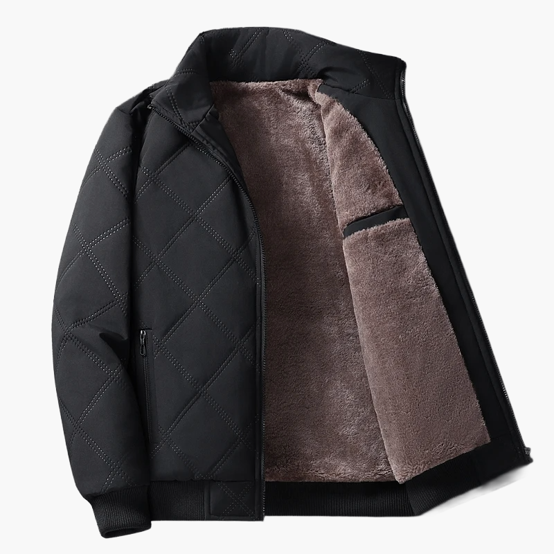 Herren Steppjacke mit Fleecefutter – Stilvolle Übergangsjacke für Alltag und Outdoor