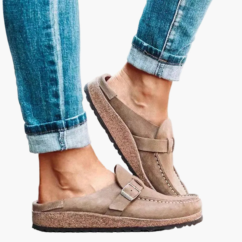 Damen Orthopädische Slip-On Pantoletten – Komfort Gesundheitsschuhe für Alltag und Freizeit