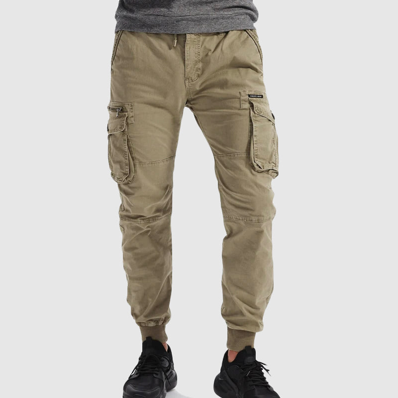 Herren Cargo Jogginghose mit Taschen – Taktische Freizeithose für Outdoor und Alltag