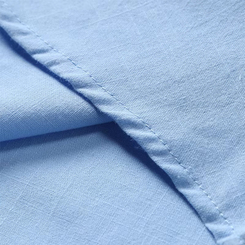 Veganes Leinen-Poloshirt für Herren – klassischer Casual-Stil für den Sommer und den Alltag