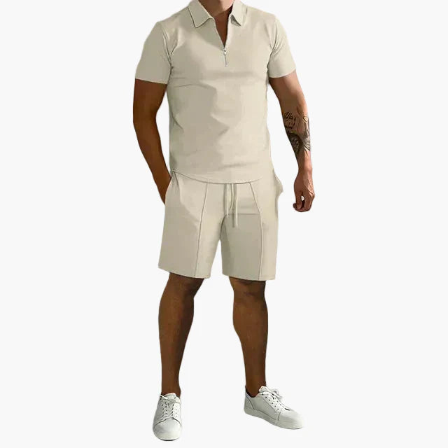 Herren Polo & Shorts Set – Modernes, Smart-Casual Sommer Outfit für Freizeit & Events