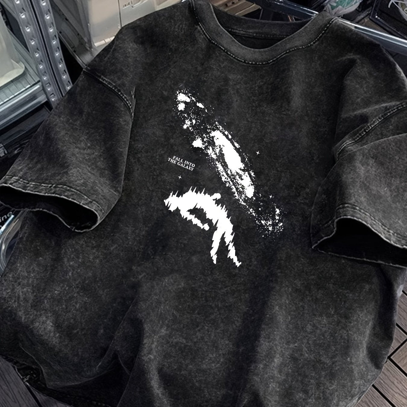 Herren Oversize Streetwear T-Shirt mit Print – Lässiger Stil für Alltag und Freizeit