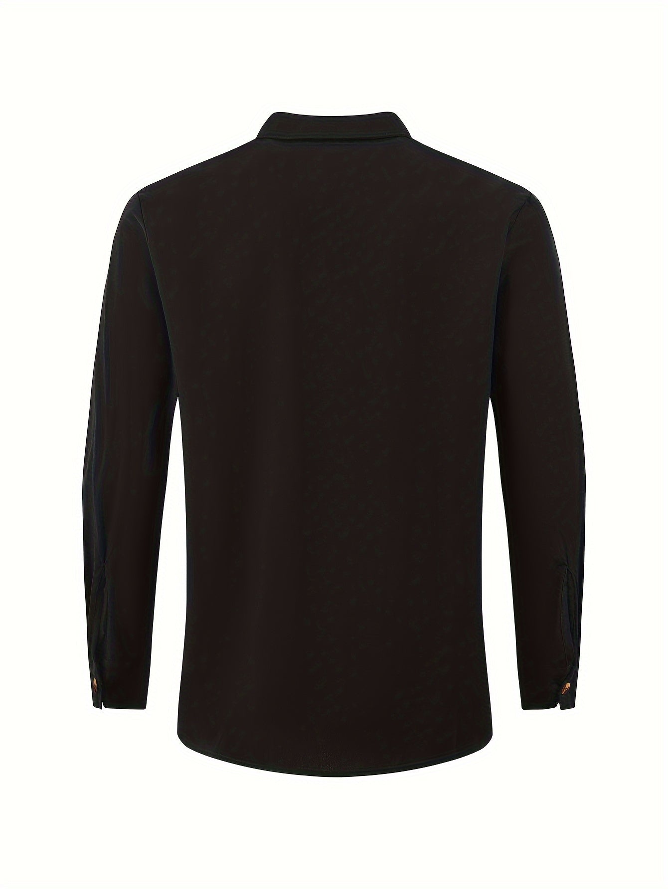 Herren Stehkragen Hemd Modern Vintage Stil Freizeit Business