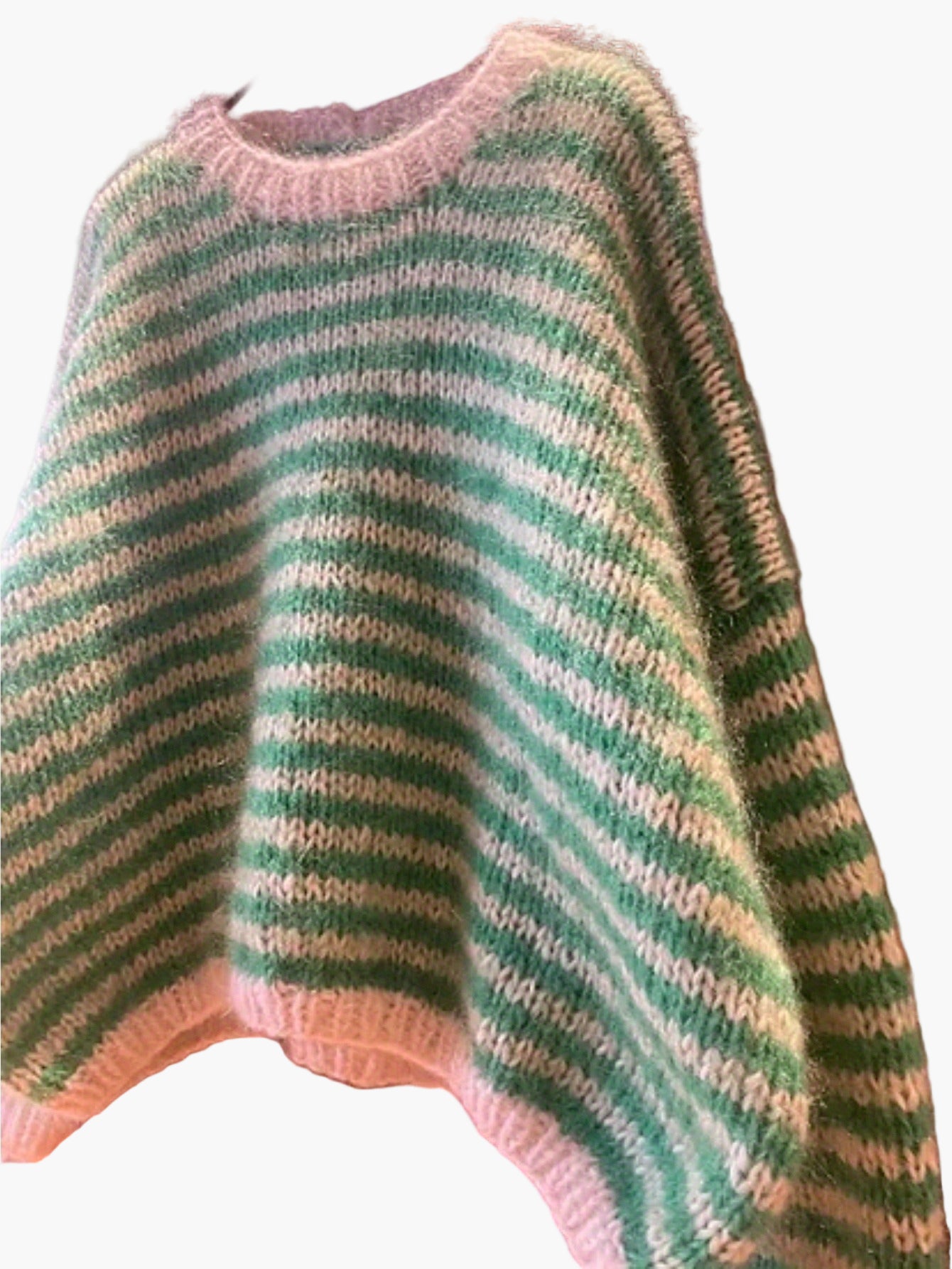 Damen Strickpullover im lässigen Streifen-Look für Herbst und Winter