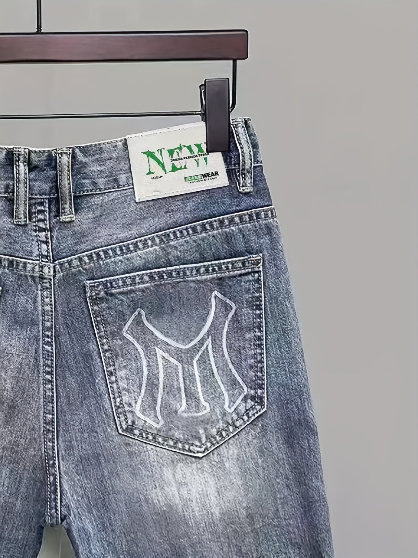 Herren Jeansshorts im Used-Look mit Distressed-Details – Streetstyle Denim Shorts