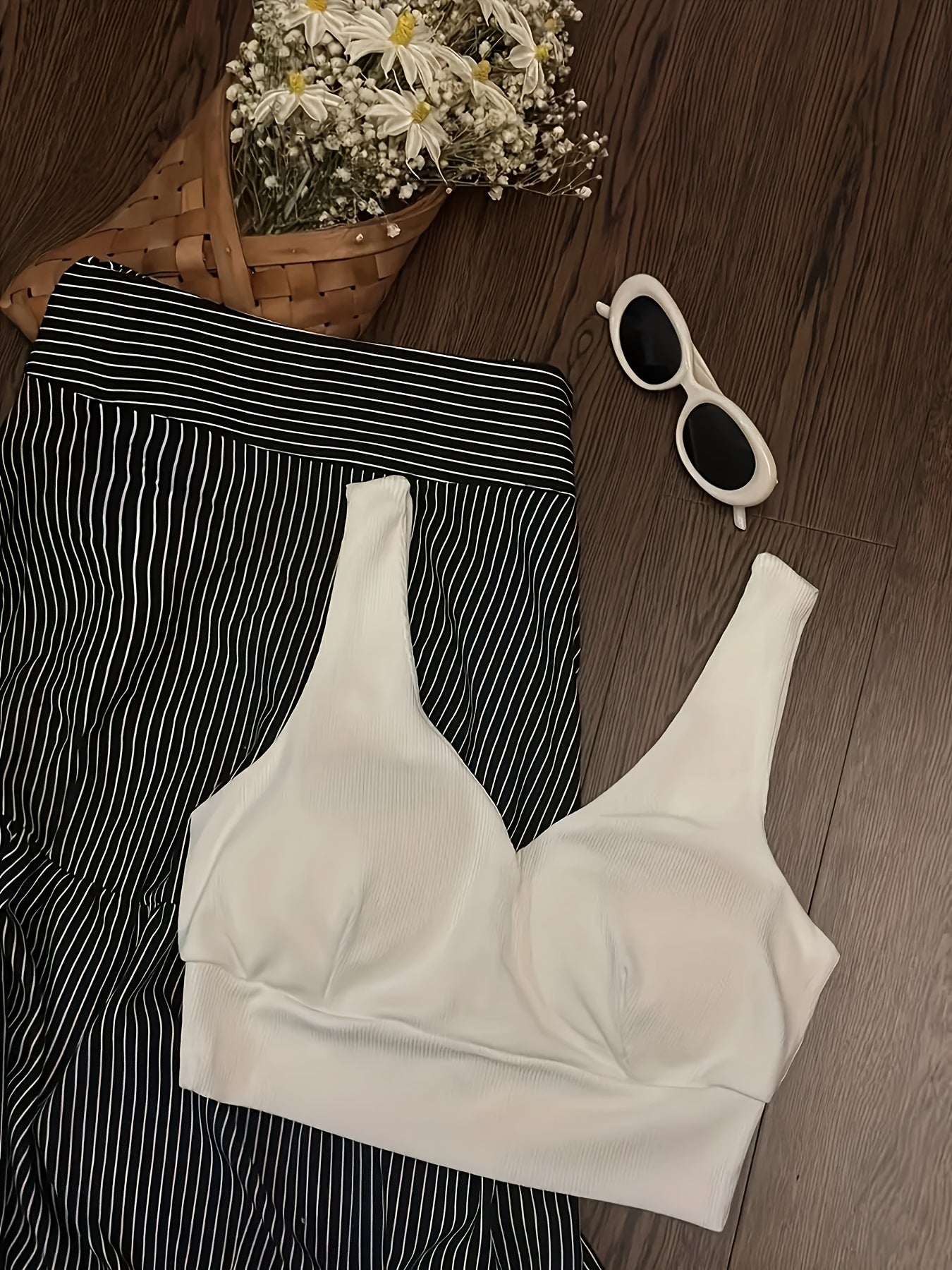 Damen Resort Style Set – Elegantes Zweiteiler-Outfit mit Top und Maxi-Rock, Freizeit & Urlaub