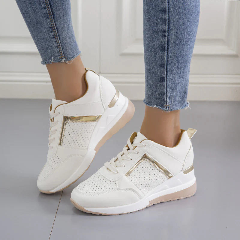 Damen Keilabsatz Sneaker – Eleganz für den Alltag