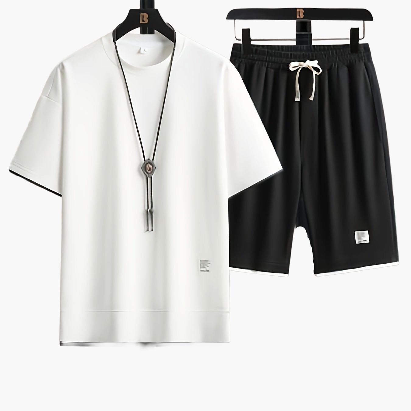 Herren Freizeit Set – Modernes T-Shirt und Shorts für Alltag & Sport
