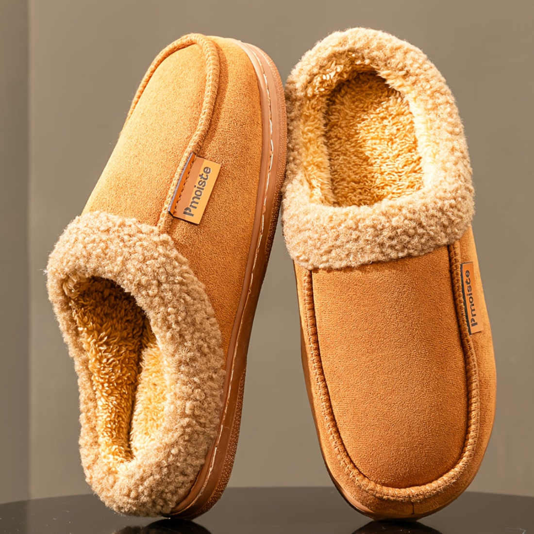 Unisex Winter Hausschuhe mit weichem Futter, Slipper