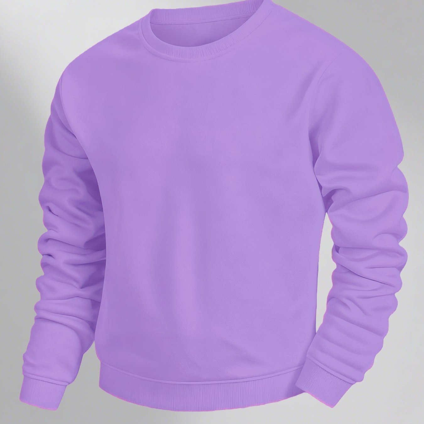 Herren Basic Rundhals Sweatshirt – Klassischer Look für Alltag & Freizeit