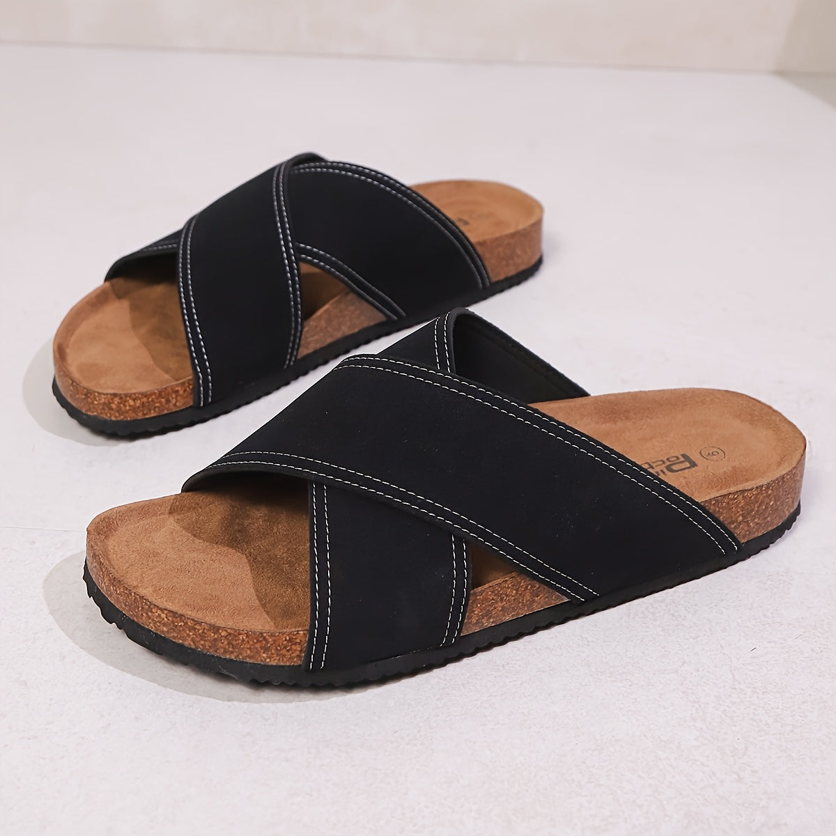 Herren Komfort-Sandalen mit Kreuzriemen – Stilvolle Freizeitschuhe für Alltag und Urlaub