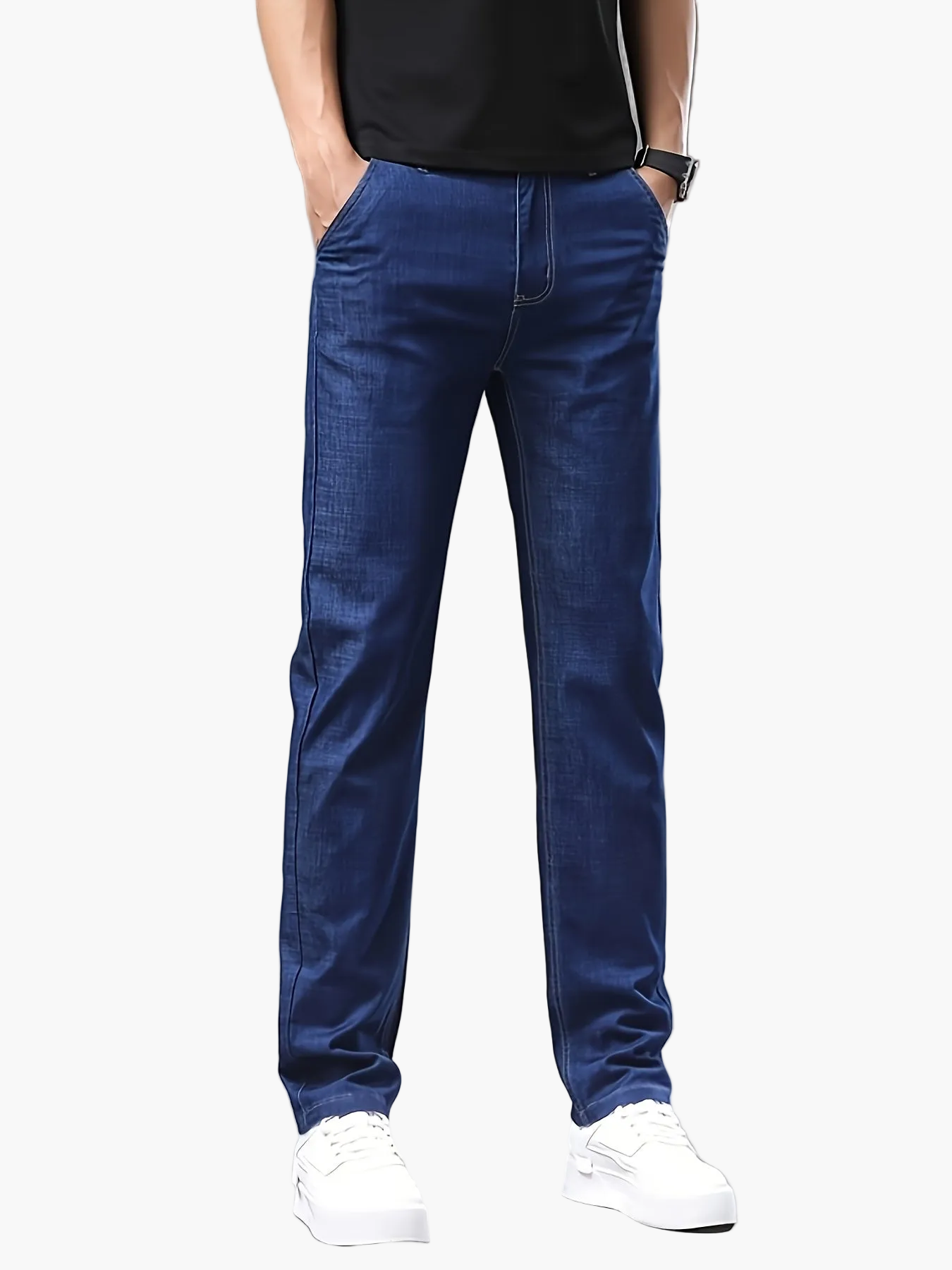 Herren Jeanshose Regular Fit – Modische Basic Jeans für Alltag und Freizeit
