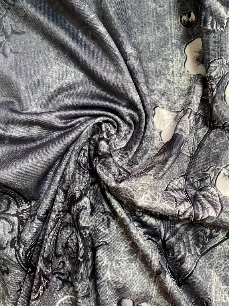 Damen Freizeitkleid ärmellos mit abstraktem Kunstmuster – Elegantes Sommerkleid für Alltag & Events