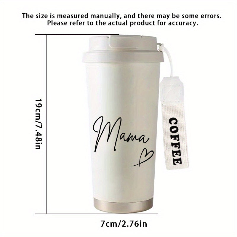 Mama Thermobecher für Damen – Stilvoller Reisebecher, Muttertag Geschenk, Kaffee- und Teeliebhaber