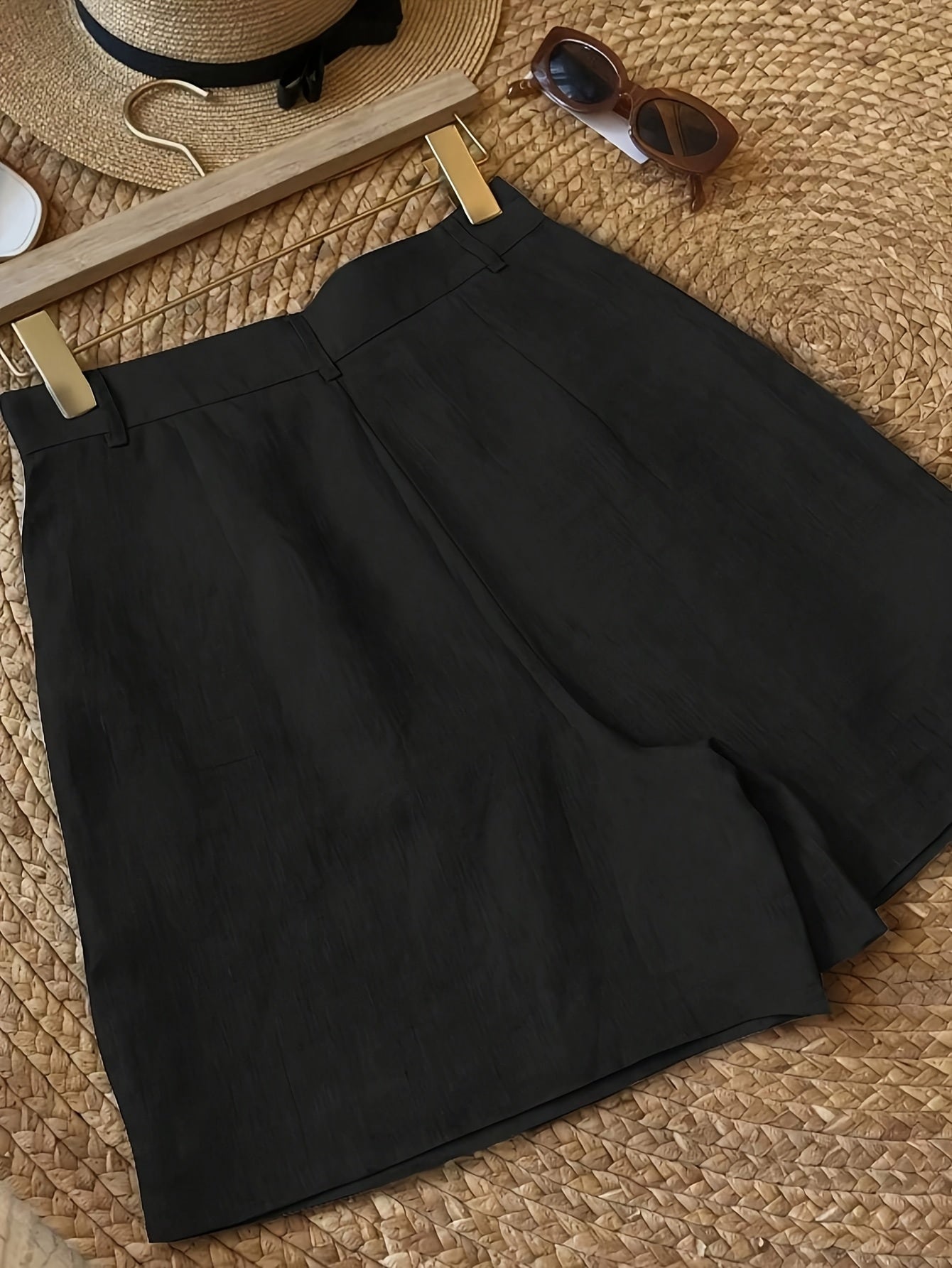 Damen Vintage Shorts im eleganten Sommerstil – Ideal für Freizeit & Urlaub
