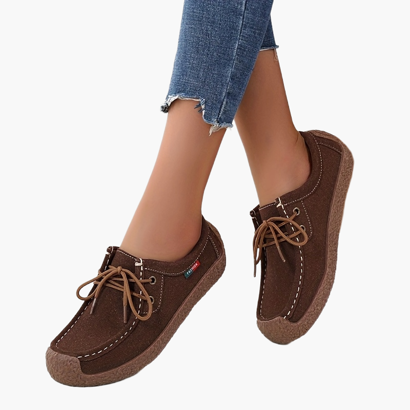 Damen Freizeitschuhe – Bequeme Mokassin-Slipper im Casual-Stil für Alltag und Büro