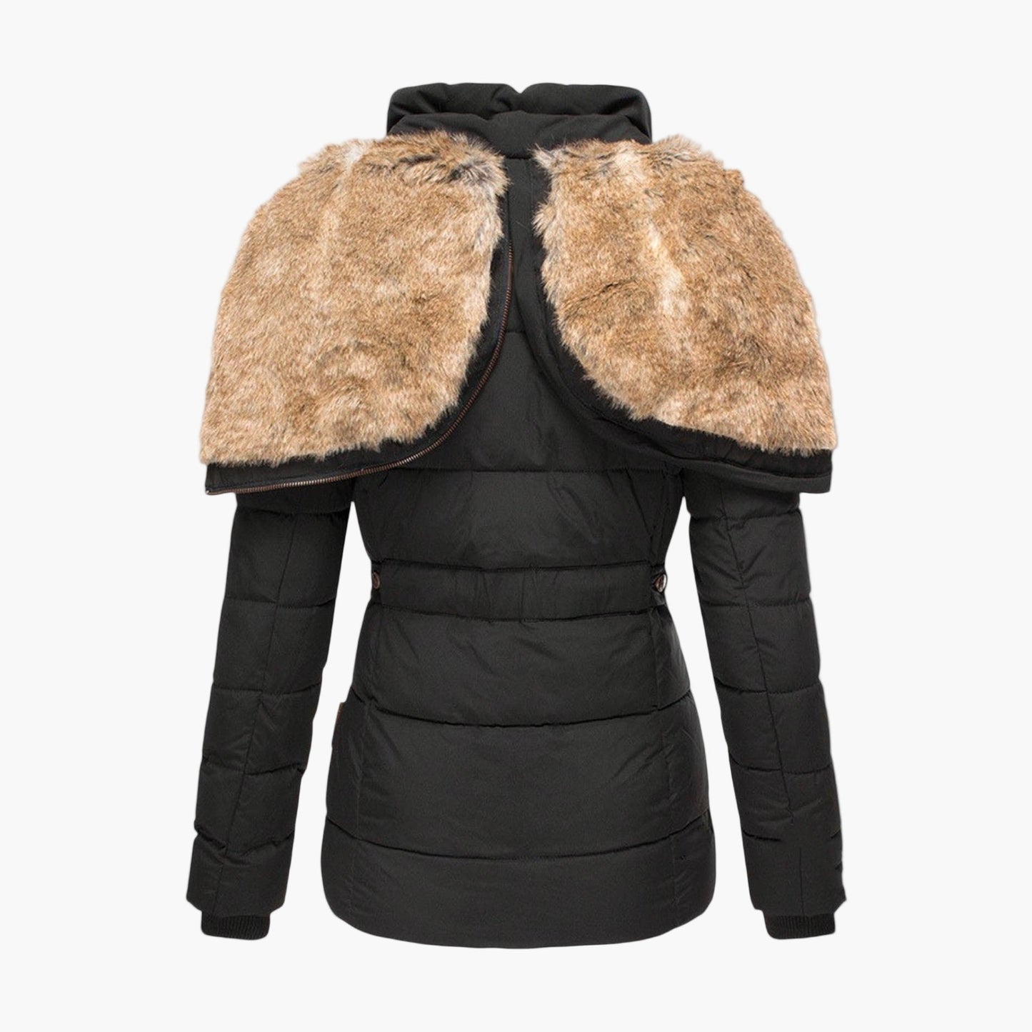 Damen Winterjacke mit Fellfutter – Elegante, warme Outdoorjacke für kalte Tage