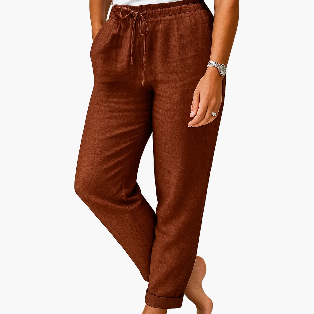 Damen Freizeithose mit Kordelzug – Lässige Jogpants für Alltag & Urlaub